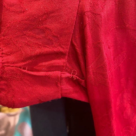 Vintage 90’s Rampage Red Cotton Dress - Picture 4 of 7